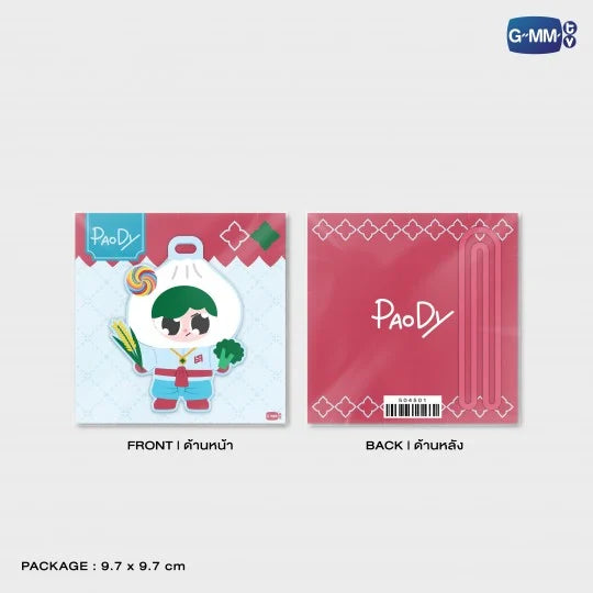 PAODY CHARACTER RUBBER TAG
