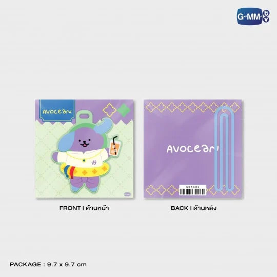 AVOCEAN CHARACTER RUBBER TAG