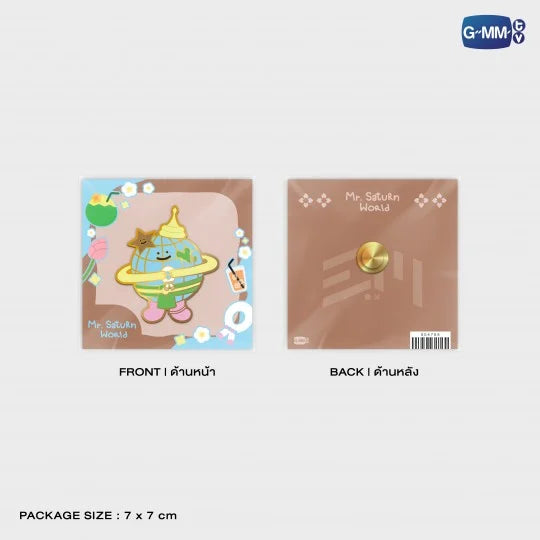 MR. SATURNWORLD CHARACTER PIN