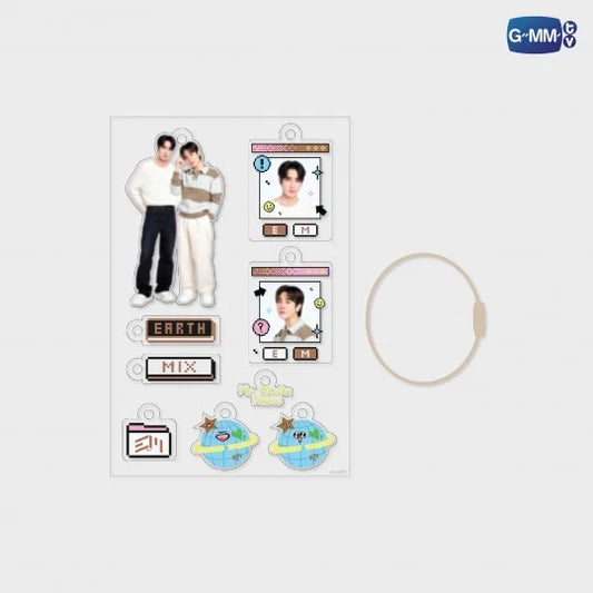 EARTHMIX CUSTOMIZABLE ACRYLIC KEYCHAIN