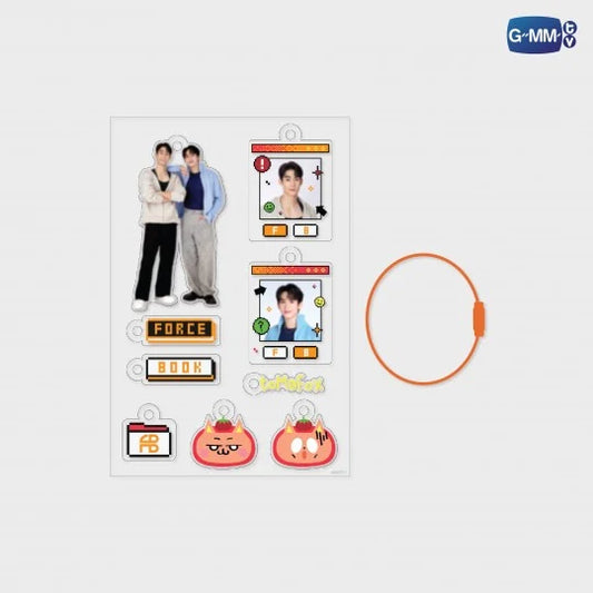 FORCEBOOK CUSTOMIZABLE ACRYLIC KEYCHAIN