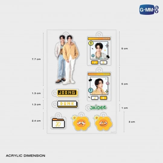JOONGDUNK CUSTOMIZABLE ACRYLIC KEYCHAIN