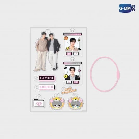 GEMINIFOURTH CUSTOMIZABLE ACRYLIC KEYCHAIN