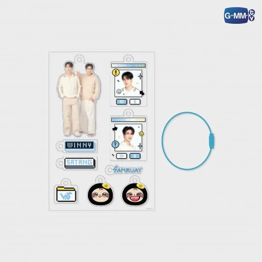 WINNYSATANG CUSTOMIZABLE ACRYLIC KEYCHAIN