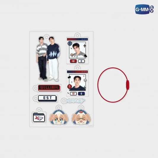 WILLIAMEST CUSTOMIZABLE ACRYLIC KEYCHAIN