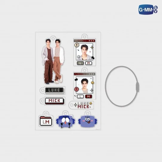 LUKEMICK CUSTOMIZABLE ACRYLIC KEYCHAIN