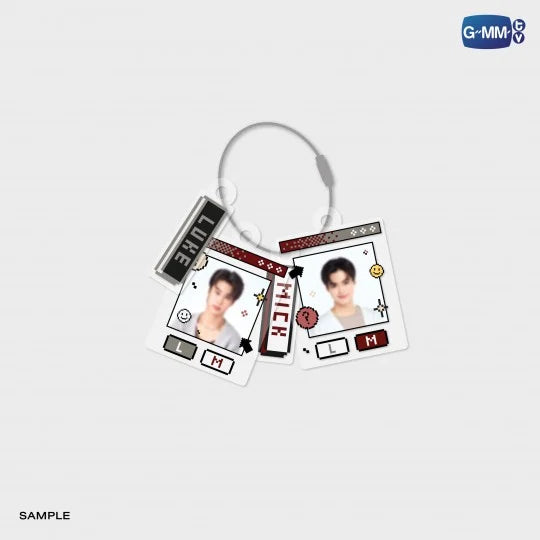 LUKEMICK CUSTOMIZABLE ACRYLIC KEYCHAIN