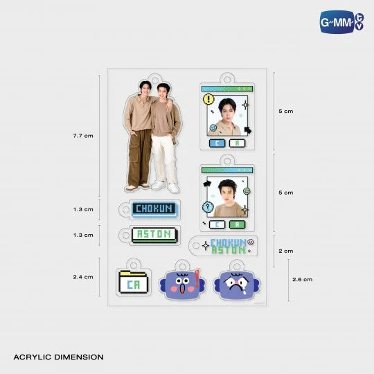 CHOKUNASTON CUSTOMIZABLE ACRYLIC KEYCHAIN