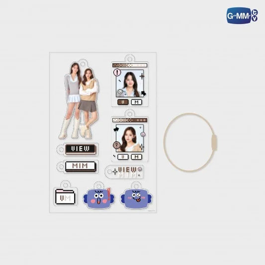 VIEWMIM CUSTOMIZABLE ACRYLIC KEYCHAIN