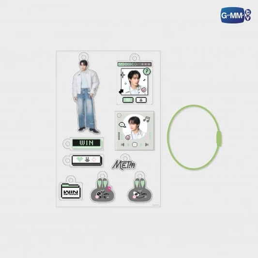 WIN CUSTOMIZABLE ACRYLIC KEYCHAIN