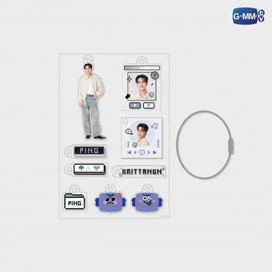 PING CUSTOMIZABLE ACRYLIC KEYCHAIN