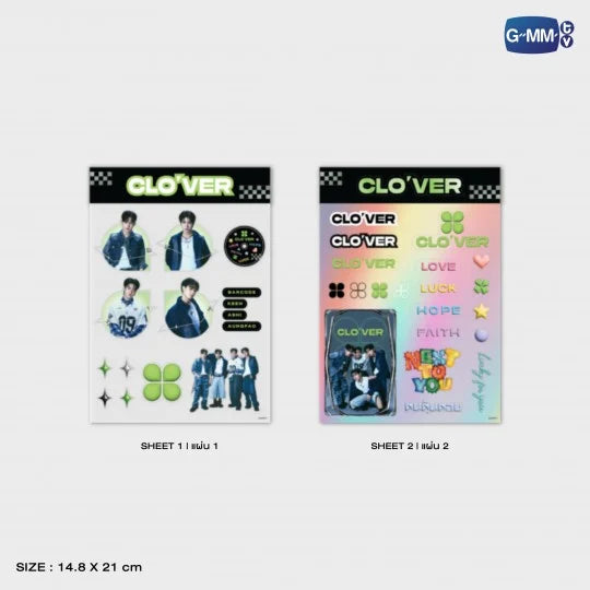CLO’VER STICKER SET | RISER CONCERT : THE FIRST RISE