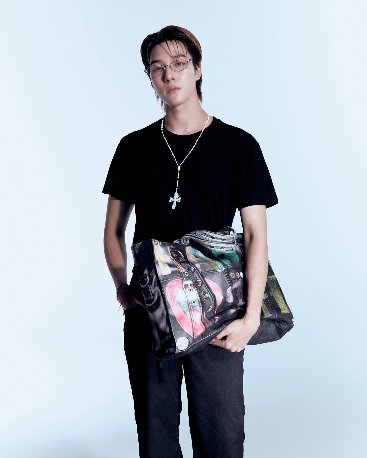FAKE PRINTED FABRIC BAG