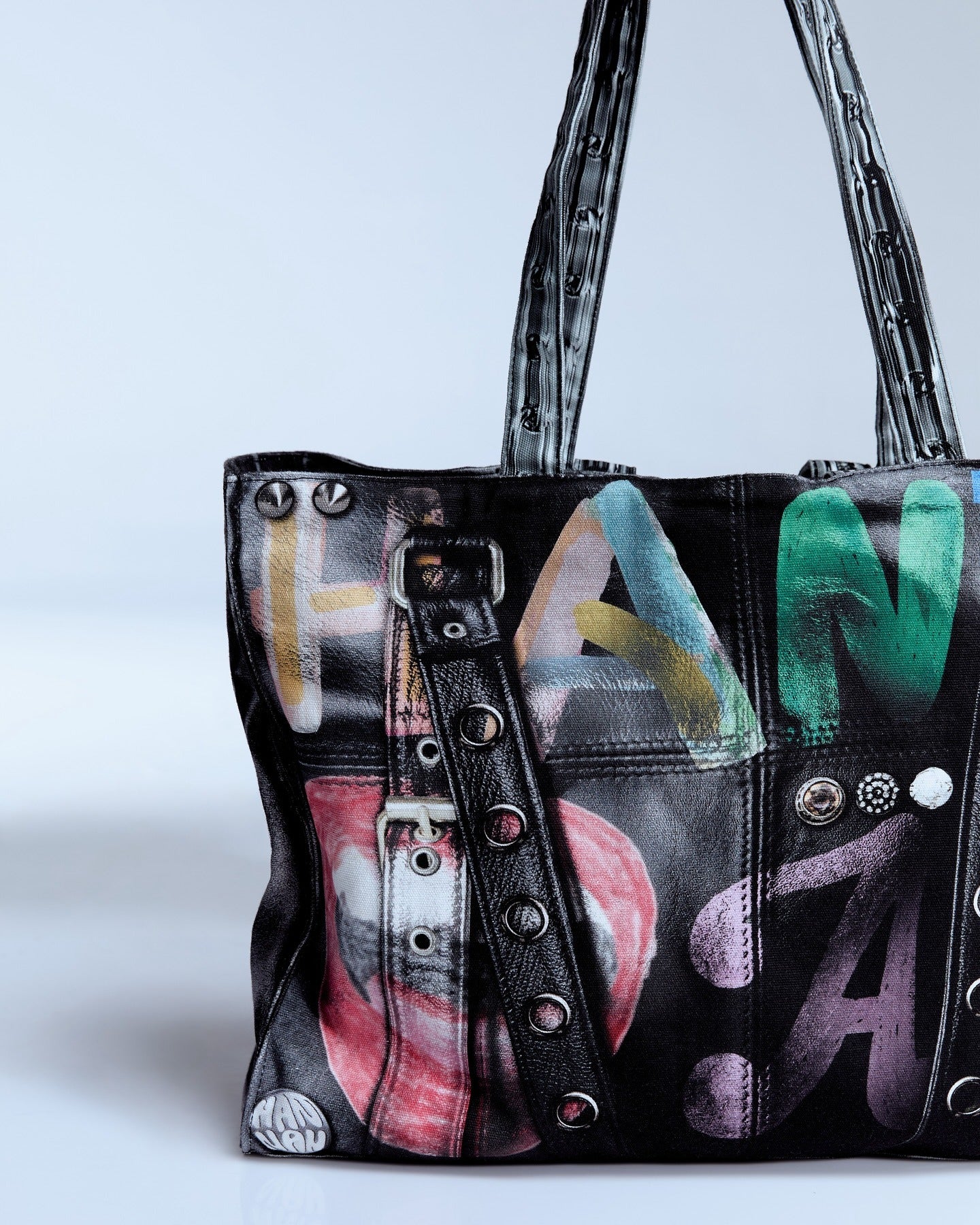 FAKE PRINTED FABRIC BAG