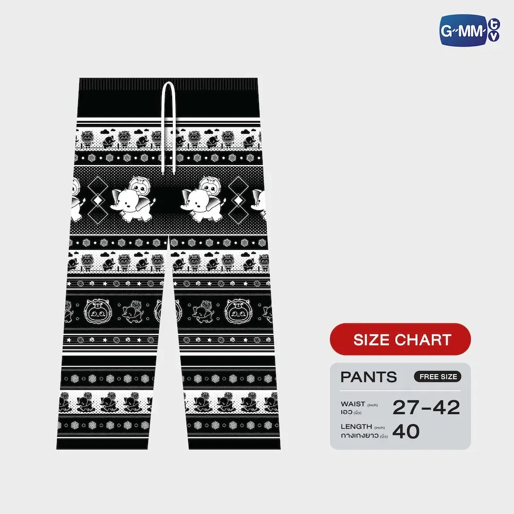 KING MAN ELEPHANT BUDDY PANTS