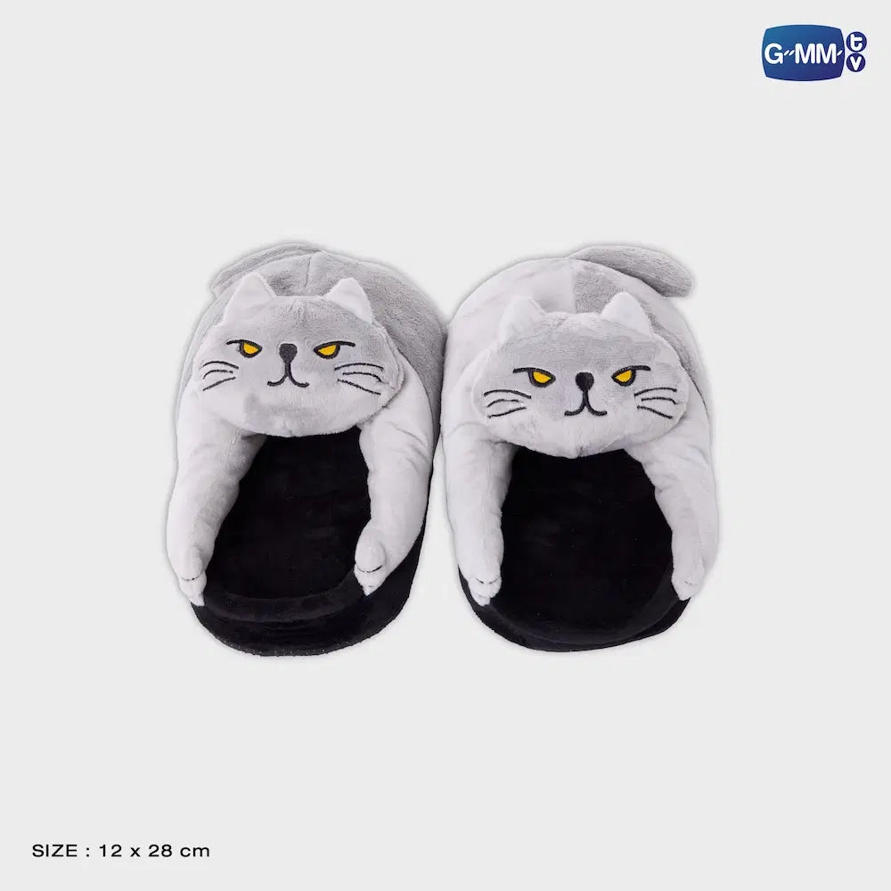CAT CHEER CAFE SLIPPERS | CAT FOR CASH
