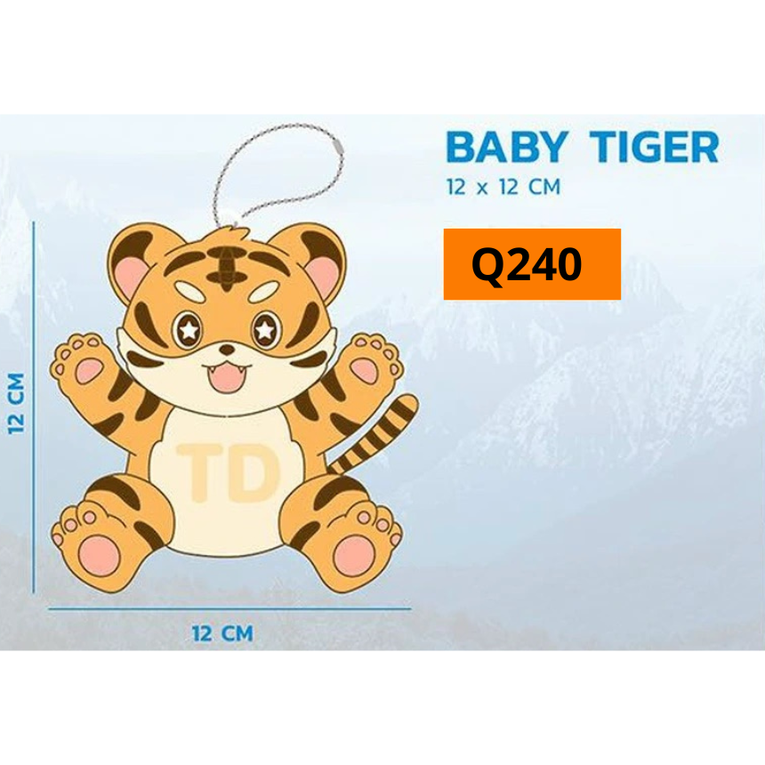 BABY TIGER KEYCHAIN