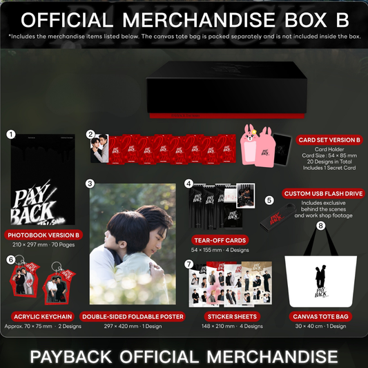 PAYBACK THE SERIES | BOXSET B — BLACK VERSION