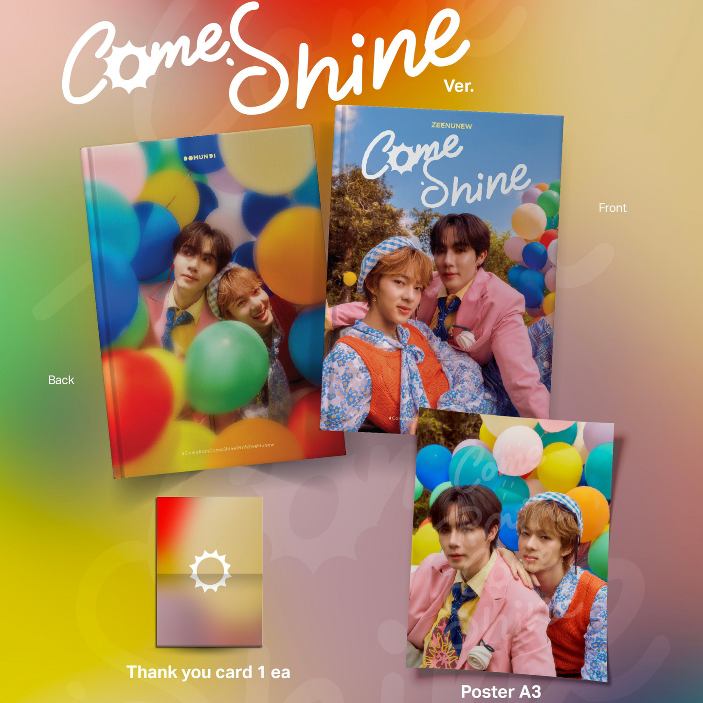 ZEENUNEW 3rd PHOTOBOOK | COME SHINE Ver.