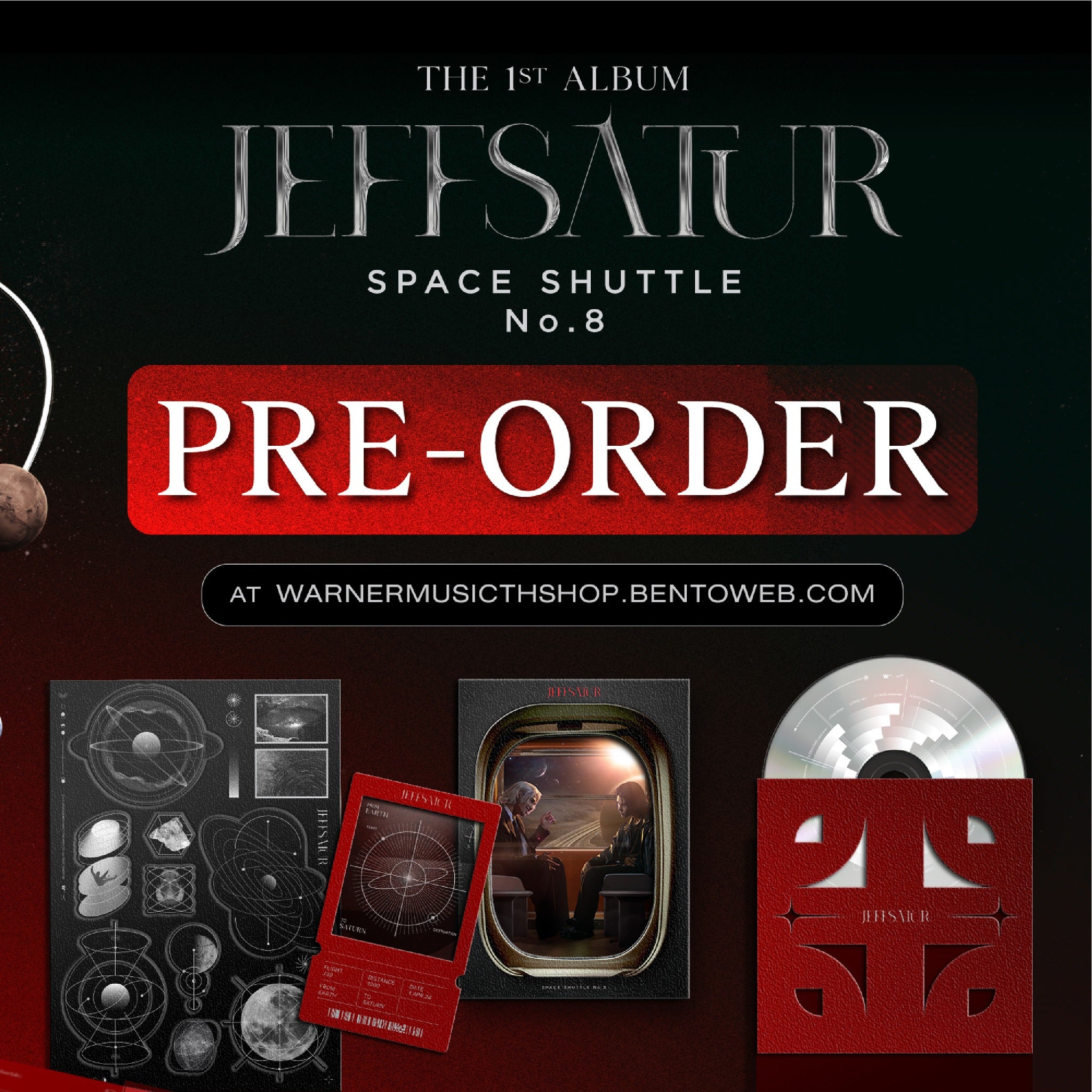 THE 1st ALBUM “JEFF SATUR SPACE SHUTTLE NO.8” – Chinzhilla Store