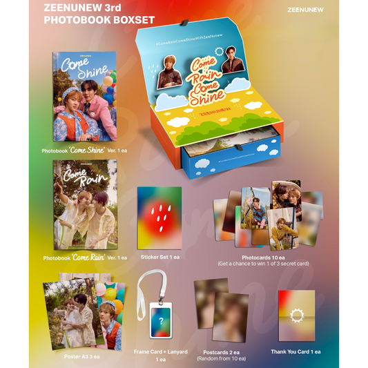 ZEENUNEW 3rd PHOTOBOOK |BOXSET