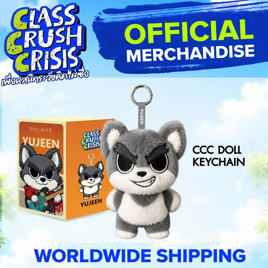 CCC DOLL KEYCHAIN – YUJEEN (Grey)
