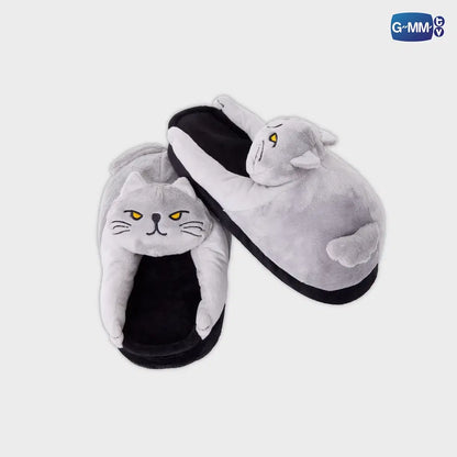 CAT CHEER CAFE SLIPPERS | CAT FOR CASH