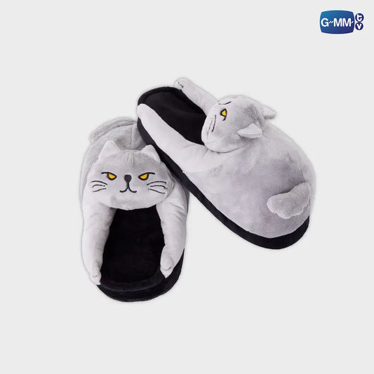 CAT CHEER CAFE SLIPPERS | CAT FOR CASH