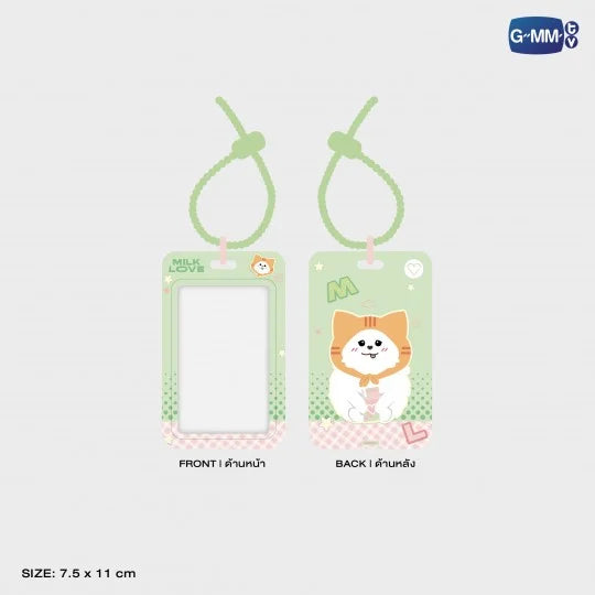 MUVMUV CHARACTER CARD HOLDER WITH MILKLOVE PHOTOCARD