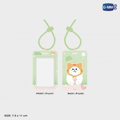 MUVMUV CHARACTER CARD HOLDER WITH MILKLOVE PHOTOCARD