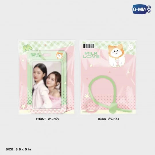 MUVMUV CHARACTER CARD HOLDER WITH MILKLOVE PHOTOCARD