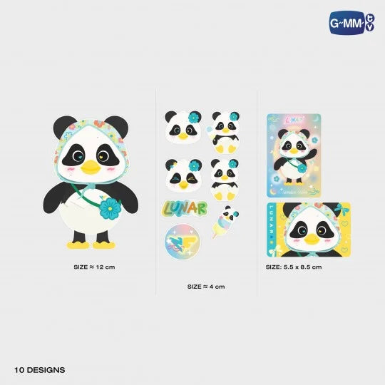 LUNAR STICKER SET