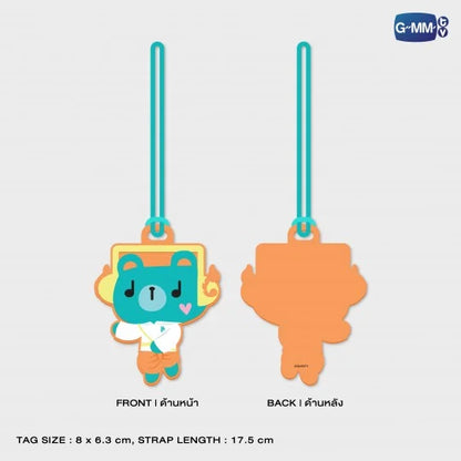 PERMPOON CHARACTER RUBBER TAG
