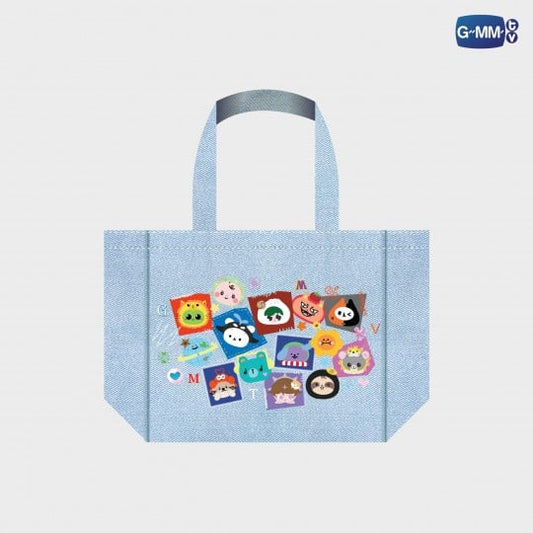 FANDOM CHARACTER PATCHY ILLUSION TOTE BAG