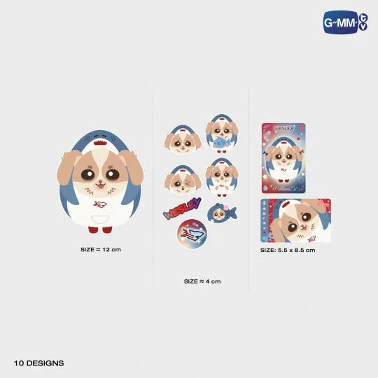 WESLEY STICKER SET