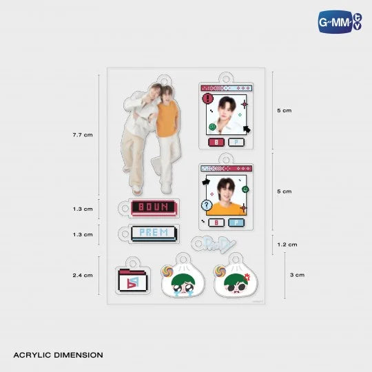BOUNPREM CUSTOMIZABLE ACRYLIC KEYCHAIN