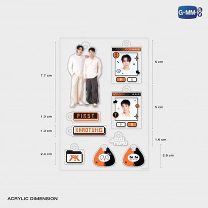 FIRSTKHAOTUNG CUSTOMIZABLE ACRYLIC KEYCHAIN