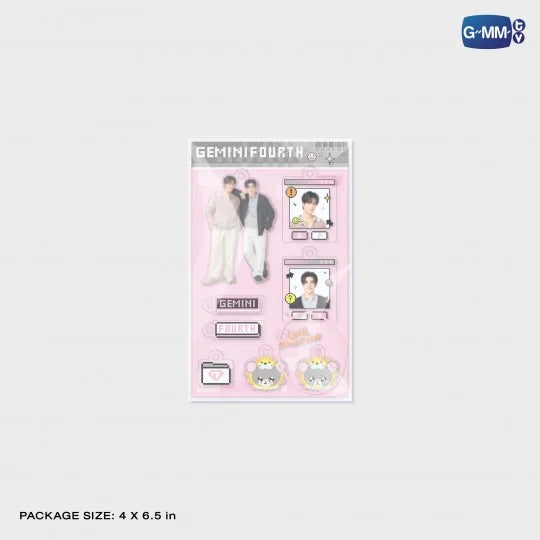 GEMINIFOURTH CUSTOMIZABLE ACRYLIC KEYCHAIN
