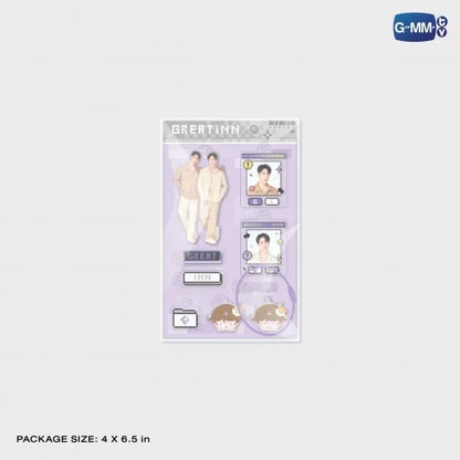 GREATINN CUSTOMIZABLE ACRYLIC KEYCHAIN