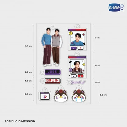 JOSSGAWIN CUSTOMIZABLE ACRYLIC KEYCHAIN