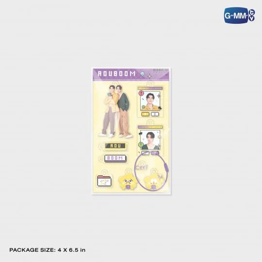 AOUBOOM CUSTOMIZABLE ACRYLIC KEYCHAIN