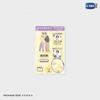 AOUBOOM CUSTOMIZABLE ACRYLIC KEYCHAIN