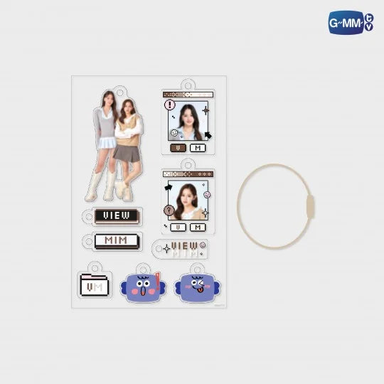VIEWMIM CUSTOMIZABLE ACRYLIC KEYCHAIN