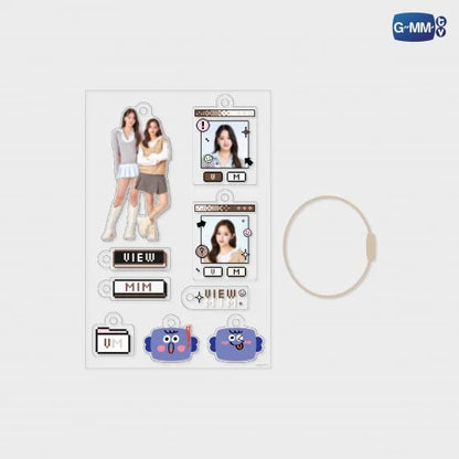 VIEWMIM CUSTOMIZABLE ACRYLIC KEYCHAIN