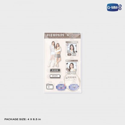 VIEWMIM CUSTOMIZABLE ACRYLIC KEYCHAIN