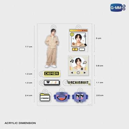 CHIMON CUSTOMIZABLE ACRYLIC KEYCHAIN