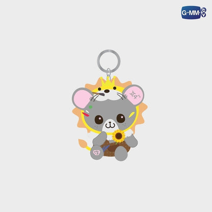 LOOK KHUNNOO LITTLE ARTIST MAGNETIC DOLL KEYCHAIN (GEMINI VERSION)