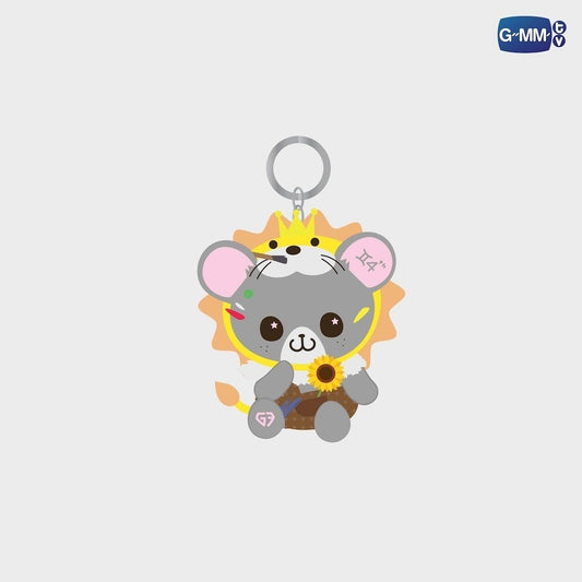LOOK KHUNNOO LITTLE ARTIST MAGNETIC DOLL KEYCHAIN (GEMINI VERSION)