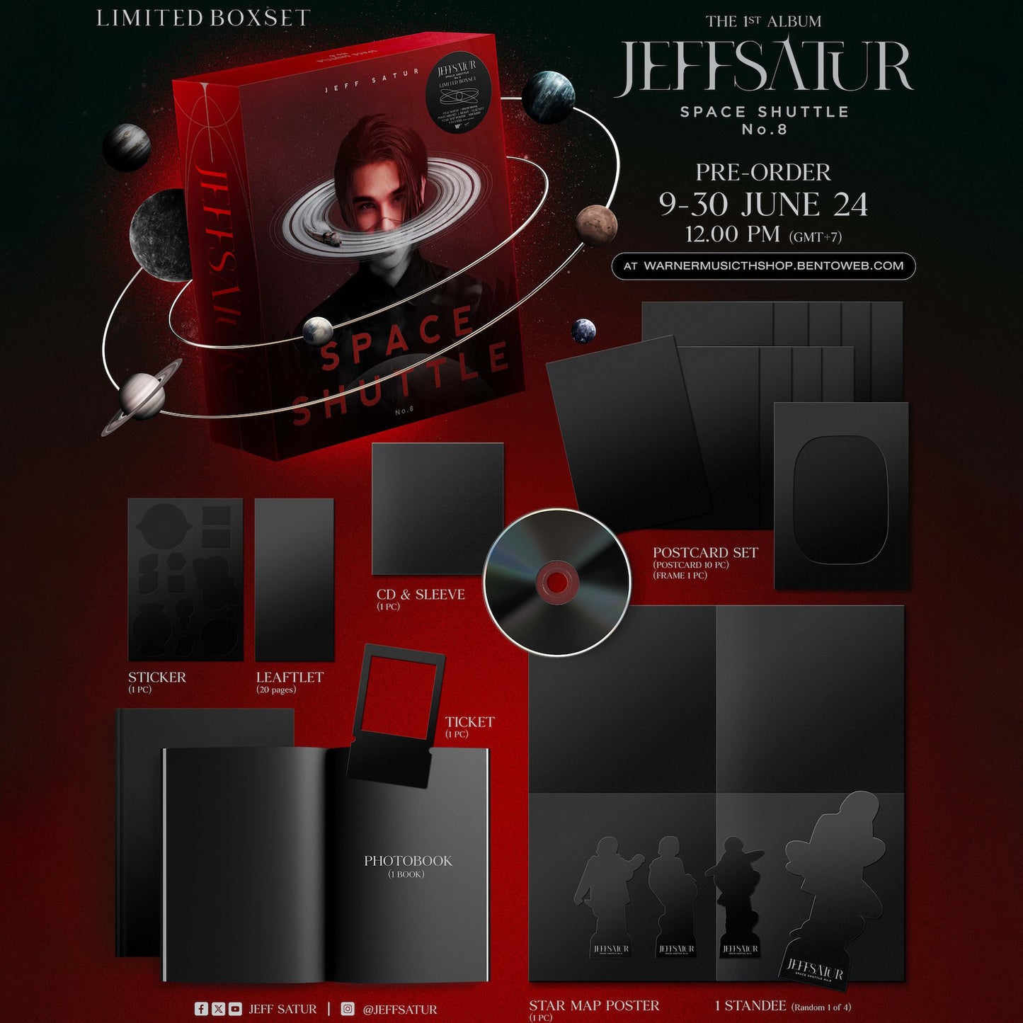 THE 1st ALBUM “JEFF SATUR SPACE SHUTTLE NO.8”