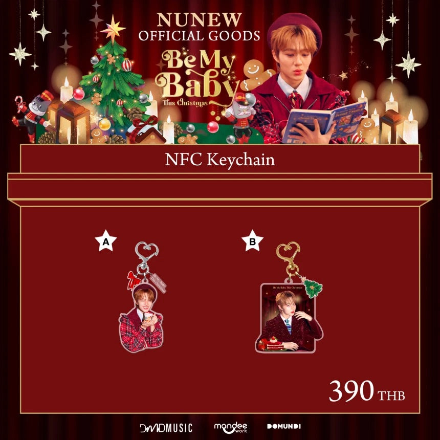 BE MY BABY THIS CHRISTMAS | NFC KEYCHAIN